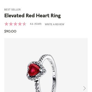 Pandora heart ring